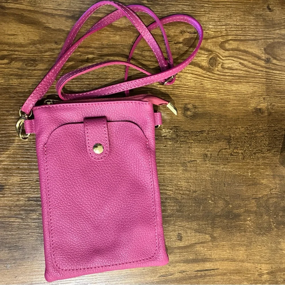 Borse in Pelle Genuine Leather Crossbody Phone Bag NIP